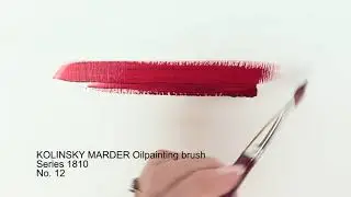 Da Vinci Kolinsky Red Sable Oil Brushes - Bright, Size 12