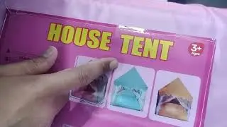 Unboxing dan merakit Tenda (House Tent) Anak ukuran 140x100x125 warna pink