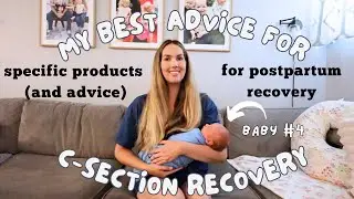 C-Section Recovery Tips&Tricks - Postpartum Essentials - self-care, meal prep, screen time