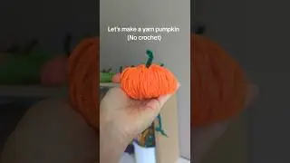 Мастер-класс по вязанию тыквы из пряжи #тыква #yarncraft #diycrafts