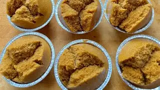 Steam eggless cake recipe/Caramel Cake/Chinese Huat kueh recipe/