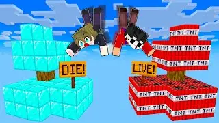 POOR vs RICH SKYBLOCK Challenge in Minecraft..