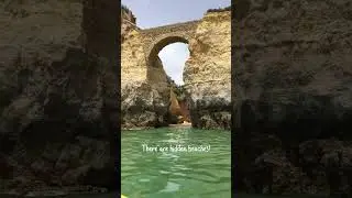 Coastline Kayak Tour in Lagos, Algarve, Portugal #Shorts