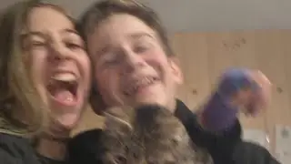 Me, Brent, Matisse and Momo da cat all go live  :D