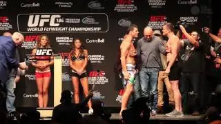 Bisping fiery, White amused, Dollaway confused at weigh-ins