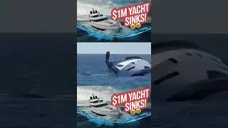 $1M Yacht Sinks in 15 Minutes 😳💸 Crew Jumps Overboard
