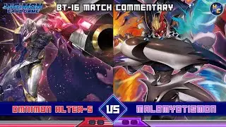 Omnimon Alter-S vs MaloMyotismon: BT-16 Matchplay Commentary