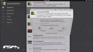 Twitter for iPad feature: Two-finger tweet expand