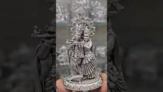 Radha krishna silver idol #radhakrishnasilveridol @SHAGUNJEWELLERSMUMBAI