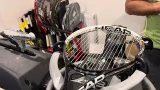 How to re-string a Head Speed Pro tennis racquet