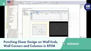 Вебинар: Расчет продавливания торцов стен, углов стен и колонн в RFEM