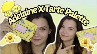 ADELAINE X TARTE PALETTE TUTORIAL 🍋 *using for the first time* #withme