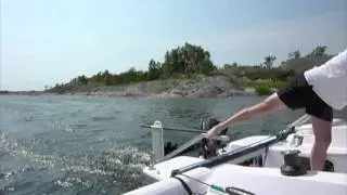 Corsair Dash 750 in Stockholm archipelago
