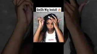 Watch me install this 360 lace wig with Got2b glue
