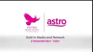 Terima kasih kepada semua pelanggan Astro dianugerahi oleh putra brand awards 