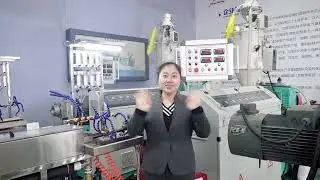 Refrigerator door gasket production line with magnetic strip inserting device