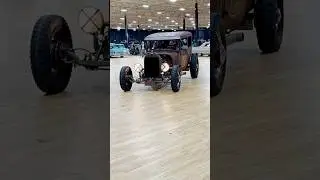 rat rod Classic Car Drive By Engine Sound Shiny Rust Hot Rod Spectacular 2025