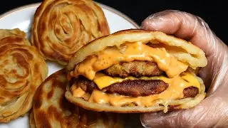 Dubai viral paratha burger | Dubai’s Viral Street Food 