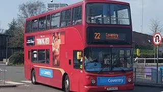 NXCoventry 4576 (BU04 BKD) Service 22 - Diversion