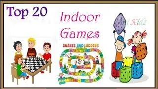 Top 20 Indoor Games || Indoor games names || Ani Kidz || Kidz GK || Preschool Learning || Sports