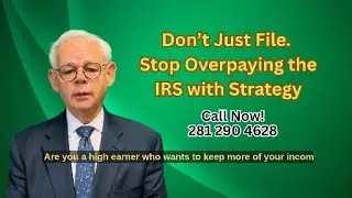 Dont Just File. Stop Overpaying the IRS with Strategy. Call Now! 281 290 4628 #zerotaxdue #taxtips