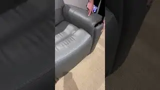 Hooker Furniture Lyra Zero Gravity Power Recliner with Headrest in Sahara Dorian Gray
