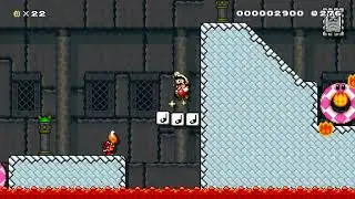 ウェンディのトランポリン城 [Wendy's Trampoline Castle] by プェェーーーーーーエ [Pweeeeeeeee] 🍄Super Mario Maker 2 #ciu
