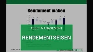 Asset Management: Rendementseisen