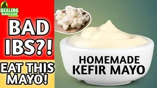 SAY GOOD BYE TO IBS WITH THIS MAYONNAISE ! OLIVE OIL PROBIOTIC RICH KEFIR MAYONNAISE !  DR ASMA