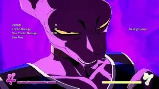 Dragon Ball FighterZ - Beerus Hakai Animation on Goku Black