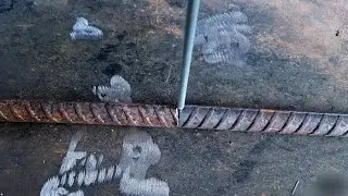 Steel bar , two powerful joint welding tricks that few people know about