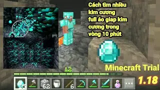 C&aacute;ch t&igrave;m nhiều Kim Cương (diamond) trong Minecraft trial 1.18