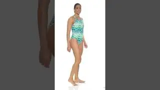 Nike Women's Digi Arrow Power Back One Piece Swimsuit | SwimOutlet.com