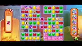 HomeScapes Level 1198 Walkthrough || Cherry Collectable || 12 Moves Left #homescapes