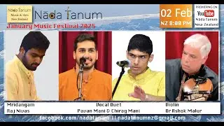 Nada Tanum's January Music Festival 2025 - Pavan Mani and Chirag Mani