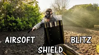 Щит страйкбольного Blitz Riot в реальной жизни!!! (ВНИМАНИЕ, СТРОБОСКОП) RB6 по бюджету
