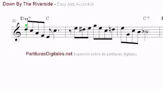 Down by the riverside - Easy Jazz Accordion sheet music
