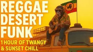 🟥🟨🟦 Reggae Desert Funk &ndash; 1 Hour of Twangy Guitar & Chill Sunset Vibes