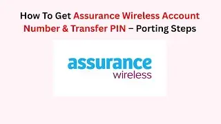 How To Get Assurance Wireless Account Number & Transfer PIN &ndash; Porting Steps