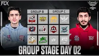 EML EP-01 DAY 2 | GROUP B vs GROUP C  | CASTER HAMZA FAROOQUI & GHAZII SUUU. POWERED BY FCX ESPORTS.