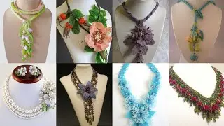 Explore the Beauty 😍 of Beaded Necklace || Amazing Floral Patterns