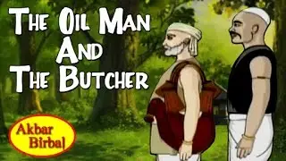 Akbar Birbal Tales In English | The Oil Man And The Butcher | English Animated Stories For Kids