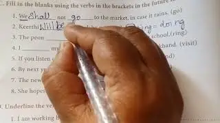 fill in the blanks by using future forms 10 std pg no 82@SajithaSajitha-zt7xc