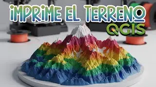 Imprime modelos del terreno GRATIS y Fácil con Qgis.