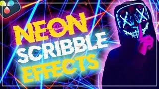 NEON SCRIBBLE EFFECTS - Tagalog Tutorial sa DAVINCI RESOLVE