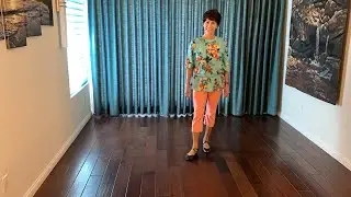 Let It Swing line dance demonstration and tutorial by Stephie