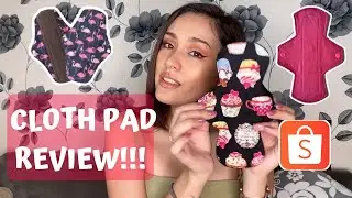 I tried Cloth pads! | review Shopee haul | sustainable period products.