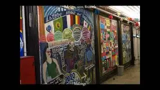 MATONGE, African District of Brussels, StreetArt in Gallery, 2022, Belgium, BXL, by @HabariSalam +