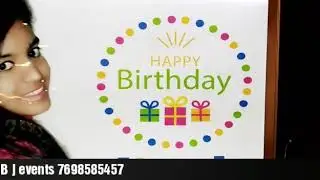 Jinal Birthday Celebration || Ballon work || B j events