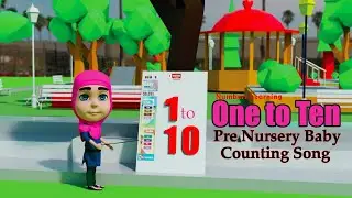 One to Ten Pre Nursery Baby Counting Song 🎶 | Learn Numbers for Babies |  Star Kids World